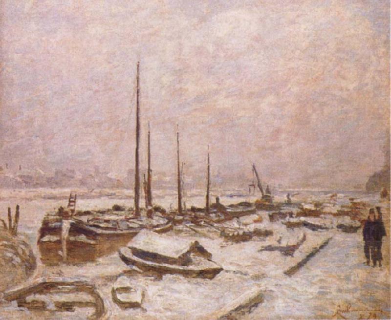 The Seine in Winter, Armand guillaumin